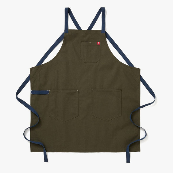 Olive-Green-Crossback-Apron-