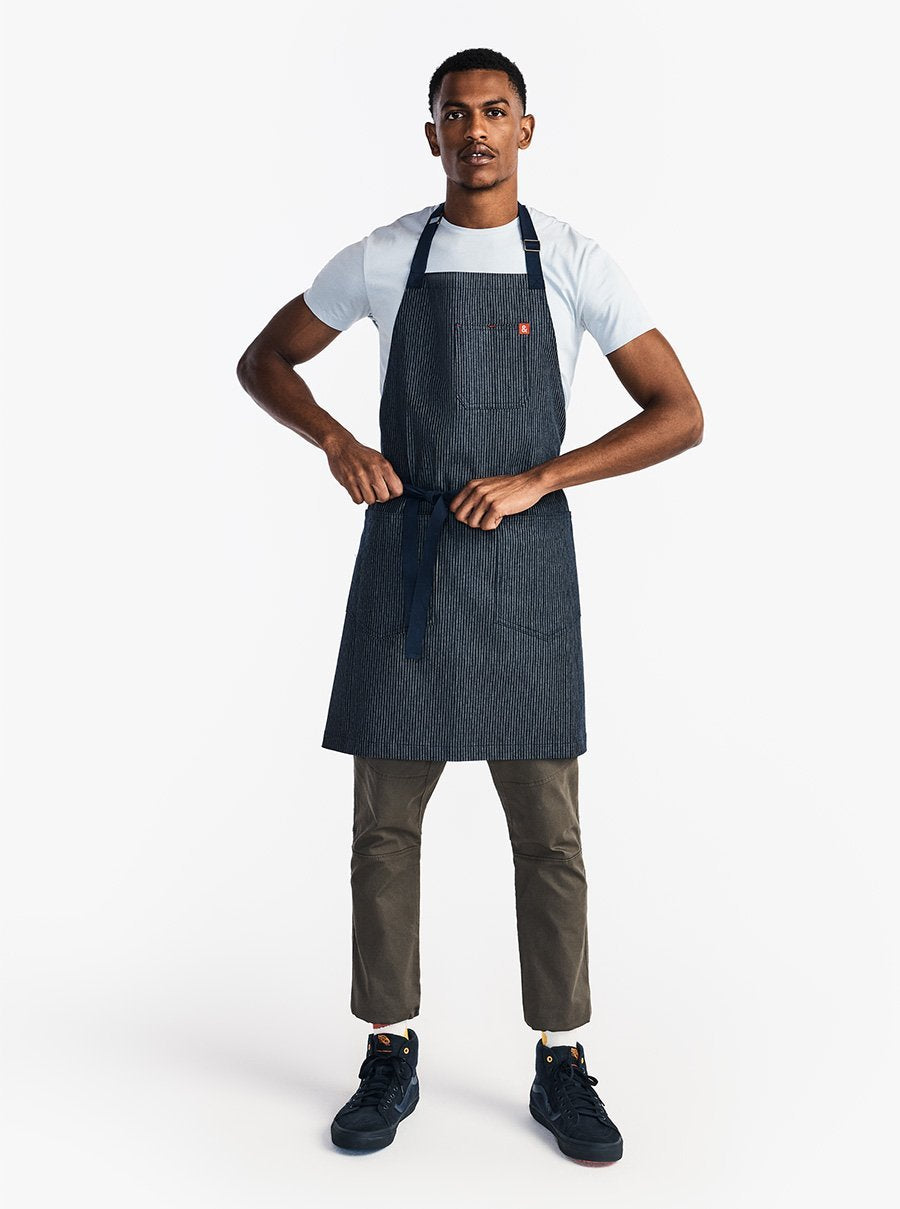 Striped apron deals