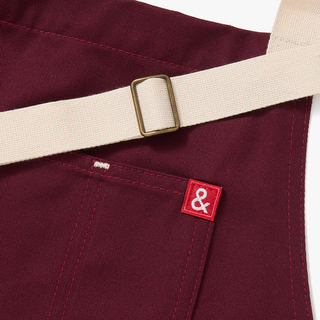 Hedley & Bennett x ATK Apron, Dark Red