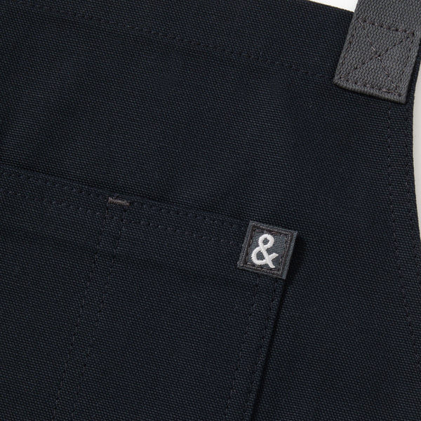 The All Day Crossback Apron - Midnight Blue - Hedley & Bennett For Industry