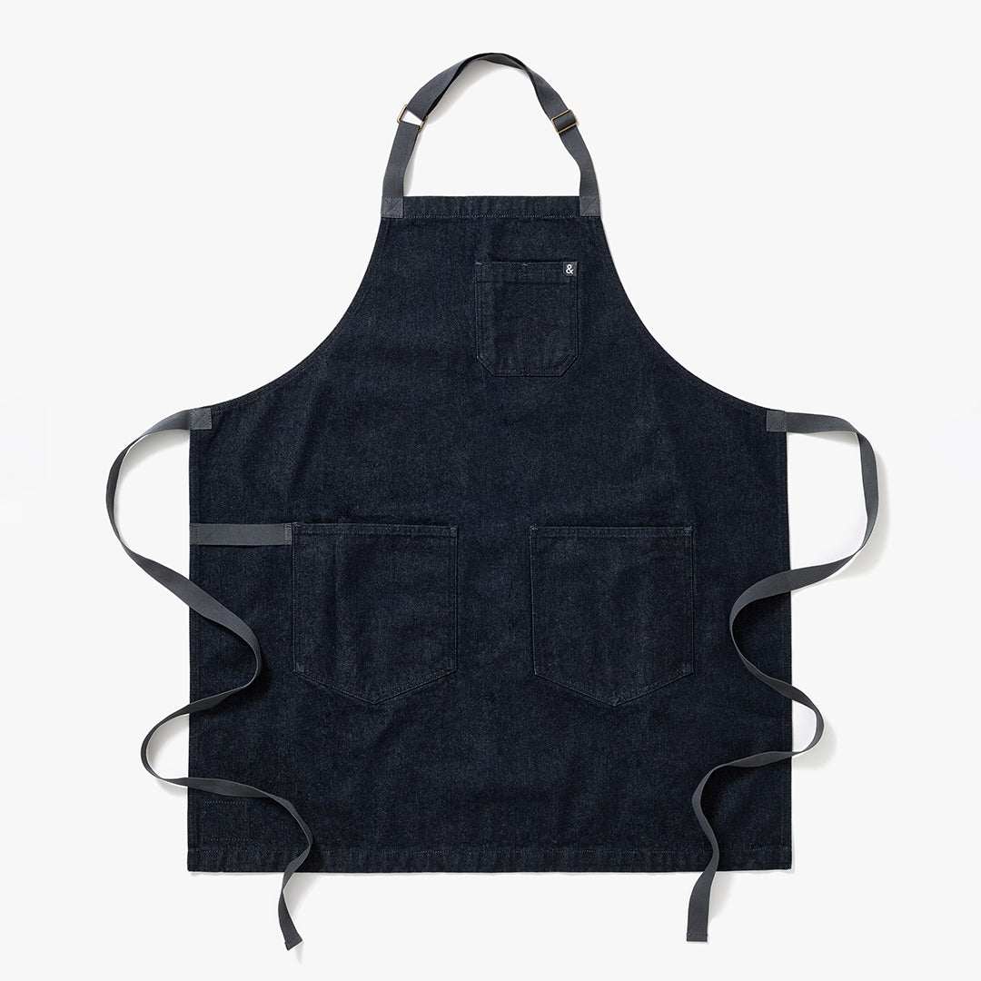 The Essential Apron - Jack Navy Denim - Hedley & Bennett For